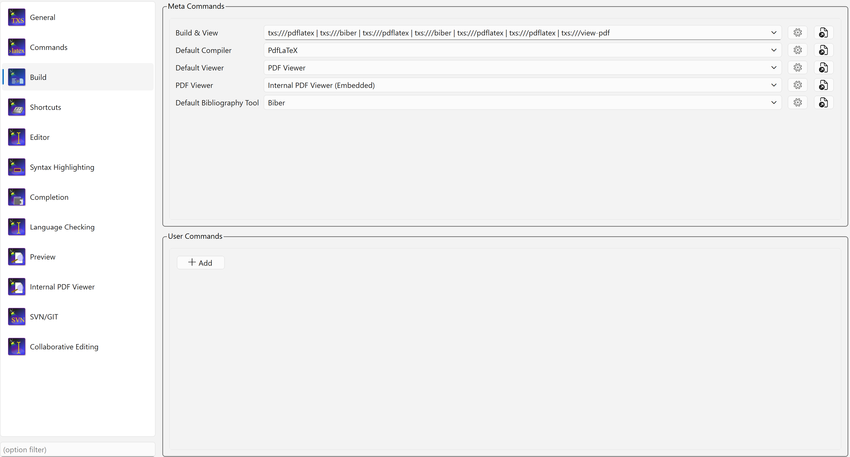 Default Bibliography Tool = Biber